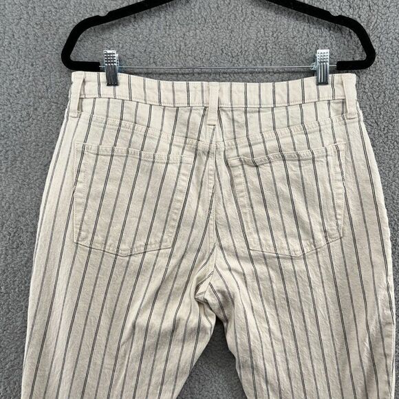Abercrombie Simone High Rise Slim Jeans Striped Size 32 / 14 - Picture 7 of 16